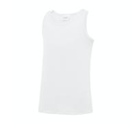 Just Cool Kinder Sport Tanktop Cool - Arktisweiß | 7-8 Jahre