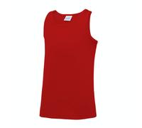 Just Cool Kinder Sport Tanktop Cool - Feuerrot | 9-11 Jahre
