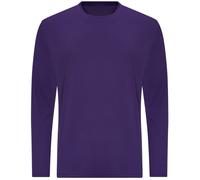 Just Cool Langärmeliges Sport T-Shirt für Männer Cool T - Lila | 2XL