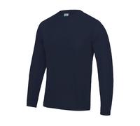 JUST COOL LONG SLEEVE COOL T S FRENCH NAVY