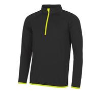 Just Cool Mens Cool 1/2 Zip Sweat Slim (enger geschnitten) S - XXL JC031
