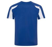 Just Cool Sportshirt Contrast Cool T - Königsblau / weiß | 3-4 Jahre