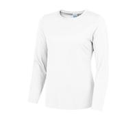 Just Cool - Women´s Long Sleeve Cool T Arctic White - Gr. - M