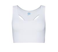 JUST COOL WOMEN'S COOL SPORTS CROP TOP M ARCTIC WHITE
