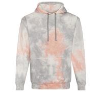 Just Hoods Batik-Sweatshirt - Grau / rosa / marmor | M