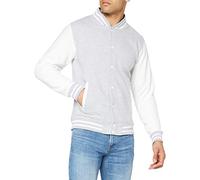 Just Hoods - Varsity Jacket Heather Grey - Gr. - L