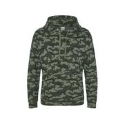 JUST HOODS CAMO HOODIE M GREY CAMO