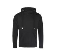 JUST HOODS CROSS NECK HOODIE XS SKY BLUE