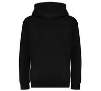 Just Hoods Kids´ Organic Hoodie Deep Black 9-11 Jahre (L)