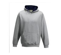 Just Hoods - Kids´ Varsity Hoodie Heather Grey - Gr. - XS