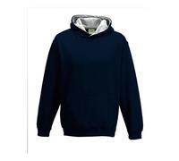 Just Hoods - Kids´ Varsity Hoodie New French Navy - Gr. - M