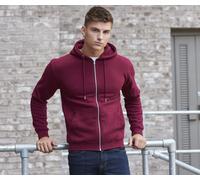 JH250 Just Hoods Kapuzenjacke aus Bio-Baumwolle Charcoal (Heather) L