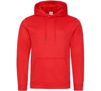 Just Hoods - Sports Polyester Hoodie Fire Red - Gr. - L