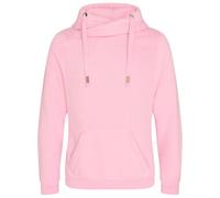 Just Hoods Sweatshirt mit gekreuztem Kragen - Hellrosa | XS