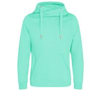 Just Hoods Sweatshirt mit gekreuztem Kragen - Minze | M