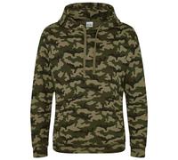 Just Hoods Tarn Kapuzenpullover - Camouflage grün | S