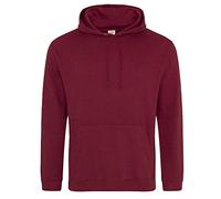 Just Hoods - Unisex College Hoodie/Burgundy, 3XL