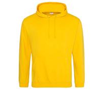 Just Hoods - Unisex College Hoodie/Gold, 3XL
