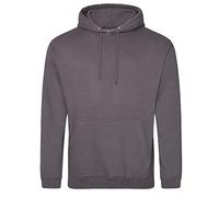 Just Hoods - Unisex College Hoodie/Steel Grey, 3XL