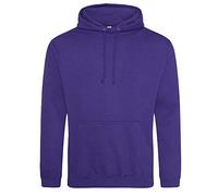 Just Hoods - Unisex College Hoodie/Ultra Violet, XXL