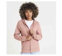 JUST HOODS WOMEN'S COLLEGE ZOODIE L DUSTY GREEN