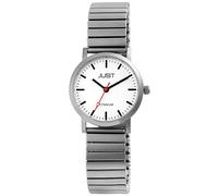 Just Liza Damen-Uhr Zugband Titan Datum Analog Quarz JU10111 (silberfarbig weiß 1)