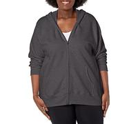 Just My Size Damen EcoSmart Fullzip Fleece Hoodie, Schiefer-Heather, 3X