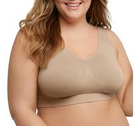 Just My Size Damen Pure Comfort BH BHS, Hautfarben, XXX-Large (2er Pack)