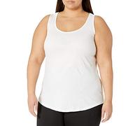 Just My Size Damen-Tanktop aus Baumwolljersey, ärmellos, ärmellos, Weiss/opulenter Garten, 54