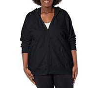 Just My Size Hanes ComfortBlend Damen Plus Size EcoSmart Full-Zip Hoodie - Schwarz - 5X-Large