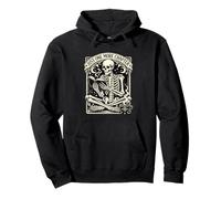 Just One More Chapter Skelett Classic Vintage Book Lovers Pullover Hoodie