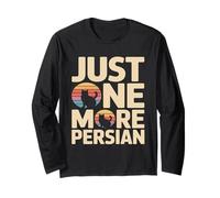 Just One More Persischer Katzenliebhaber Langarmshirt