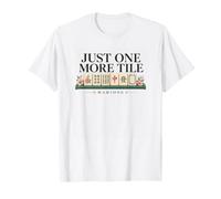 Just One More Tile Lustiger Mahjong Spieler Humor T-Shirt