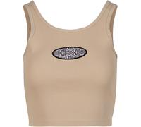 Just Rhyse Damen Rocawear Tanktop Cropped RWLTT003 Beige-XL