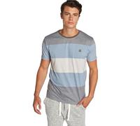 Kurzarmshirt JUST RHYSE "Just Rhyse Herren Just Rhyse Seaside T-Shirt", Herren, Gr. XL, beige, 65% Baumwolle, 35% Polyester, mehrfarbig, normal, Rundhals, Shirts Kurzarmshirt (43284421-XL)