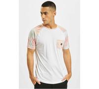 Just Rhyse Pocosol Raglan T-Shirt JRTS664WHTPNK White/Pink-XL