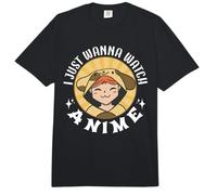 Just Wanna Watch Anime Japanische Anime Manga Otaku Girl Comfort Colors Adult Heavyweight T-Shirt