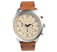 Just Watch Atticus Herren-Chronograph Leder 5 Bar Datum Stoppuhr Analog JW20173 (braun)