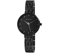 Just Watch Beatrice Damen-Uhr Edelstahl elegant klassisch Analog Quarz JW10109 (schwarz)