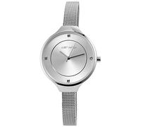 Just Watch Evie Damen-Uhr Edelstahl Meshband Analog Quarz JW10072 (silberfarbig)