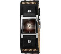 Just Watches Damen-Armbanduhr Analog Quarz Leder 48-S10626-BR-BK