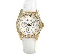 Just Watches Damen-Armbanduhr Analog Quarz Leder 48-S8195-WH