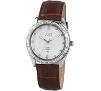 Just Watches Damen-Armbanduhr Analog Quarz Leder 48-S8262A-SL-BR