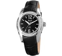 Just Watches Damen-Armbanduhr Analog Quarz Leder 48-S8368-BK