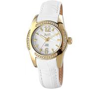 Just Watches Damen-Armbanduhr Analog Quarz Leder 48-S8368WH-GD