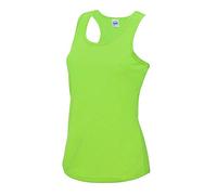 JustCool - Damen Cool Tanktop/Electric Green, L
