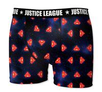 JUSTICE LEAGUE DC Comics Herren Boxershorts Gerechtigkeitsliga - 7 TOP Batman/Superman Design's in S/M/L/XL/XXL (S/4/46, Superman Sign)