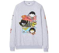 Justice League Herren Pullover Tuti Crewneck Sweatshirt - Oberteil mit Comic-Prints, L