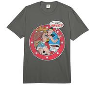Justice League Wonder Woman Vintage No Time for Naughty Comfort Colors Adult Heavyweight T-Shirt