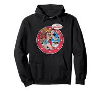 Justice League Wonder Woman Vintage No Time for Naughty Pullover Hoodie